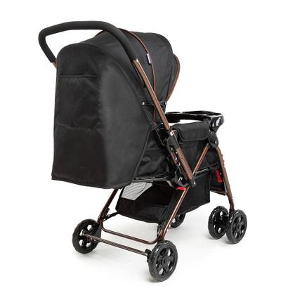 Imagem de Carrinho com Bebê Conforto Travel System Reverse Preto Bronze - Cosco