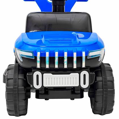 Imagem de Carrinho Com Empurrador Off Road Cor Azul Andador Para Crianças - Unitoys