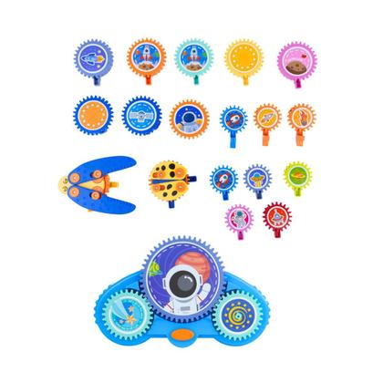 Imagem de Carrinho com Engrenagem 18 em 1 Universo Conjunto de Blocos