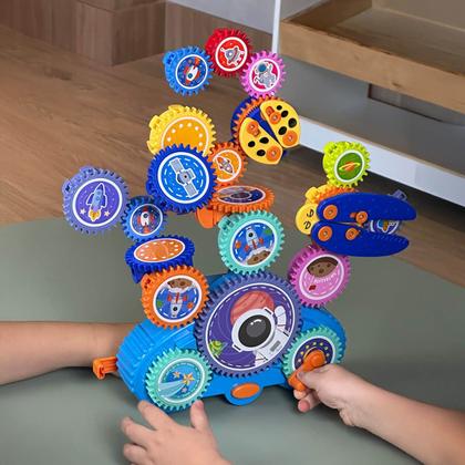 Imagem de Carrinho com Engrenagem 18 em 1 Universo Conjunto de Blocos