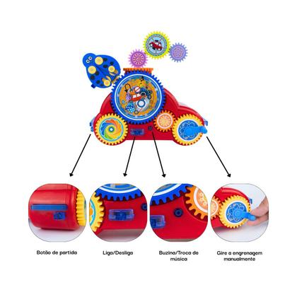 Imagem de Carrinho com Engrenagem 5 em 1 Trânsito Conjunto de Blocos