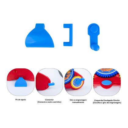 Imagem de Carrinho com Engrenagem 6 em 1 Trânsito Conjunto de Blocos