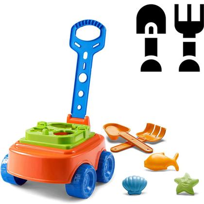 Imagem de Carrinho com Pá e Rastelo de puxar 4016 - Cardoso