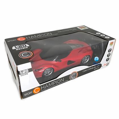 Imagem de Carrinho Controle Remoto 1:20 Infantil Esportivo Com Controle De Volante E Design Moderno