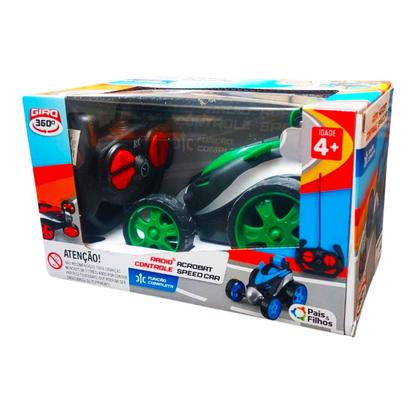 Imagem de Carrinho Controle Remoto Acrobat Speed Verde Pais e Filhos