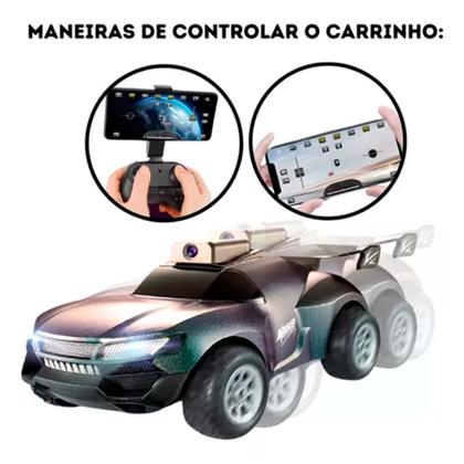 Imagem de Carrinho Controle Remoto Com Câmera Wifi Carro Recarregavel