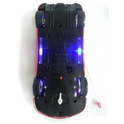 Imagem de Carrinho Controle Remoto Ferrari corrida LEDs Vermelho.