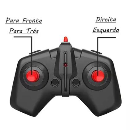 Imagem de Carrinho Controle Remoto Flip Manobra Gira 360 Som Luz Carro Brinquedo Criança Divertido Aventura