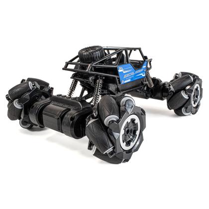 Imagem de CARRINHO CONTROLE REMOTO INFANTIL PICK UP 4X4 8 FUNÇÕES 360 º Azul