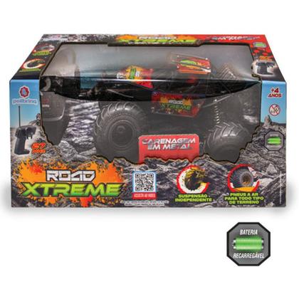 Carrinho Controle Remoto Road EXTREME com Bateria Recarregável