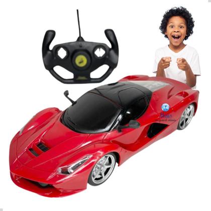 Imagem de Carrinho Controle Remoto Sem Fio Brinquedo Vermelho Sport