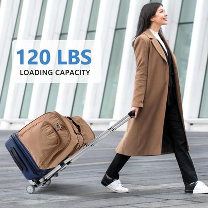 Imagem de Carrinho de bagagem KEDSUM Mini dobrável em alumínio com capacidade de 120 libras