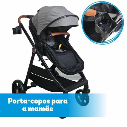 Imagem de Carrinho de Bebê 3 em 1 Apolo - QB619 - PASSEAR