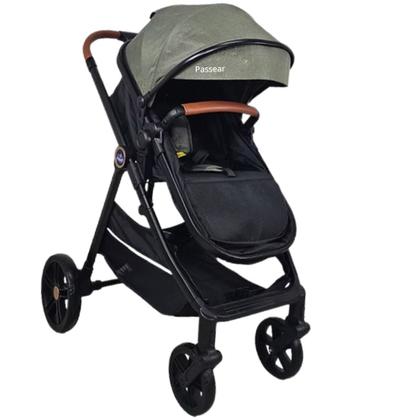 Imagem de Carrinho de bebe 3 em 1 apolo verde + bolsa - passear baby