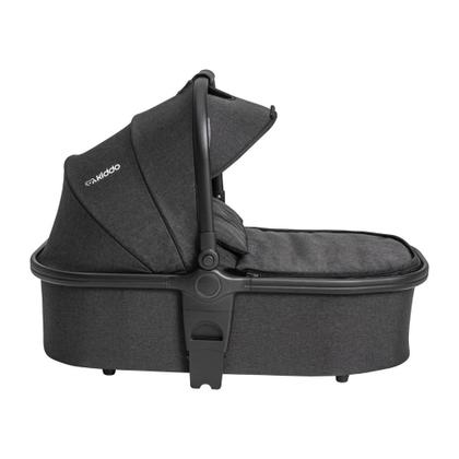 Imagem de Carrinho de Bebê 360º Savvy com Moisés Melange Preto - Kiddo