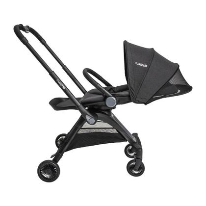 Imagem de Carrinho de Bebê 360º Savvy com Moisés Melange Preto - Kiddo