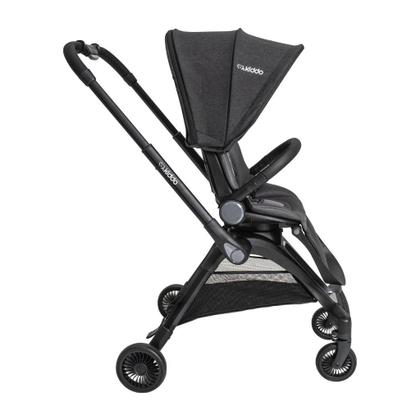 Imagem de Carrinho de Bebê 360º Savvy com Moisés Melange Preto - Kiddo