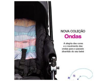 Imagem de Carrinho de Bebê Alça Reversível com Bebê Conforto Cosco Kids Reverse 0 a 15kg