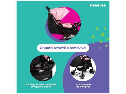 Imagem de Carrinho de Bebê Alça Reversível com Bebê Conforto Cosco Kids Travel System Reverse 0 a 15kg