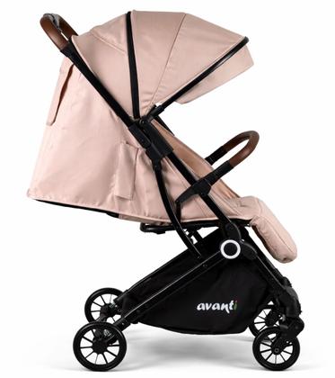 Imagem de Carrinho De Bebê Avanti Din Ultracompacto Black Khaki Fechamento com uma Mão
