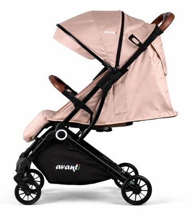 Imagem de Carrinho De Bebê Avanti Din Ultracompacto Black Khaki Fechamento com uma Mão