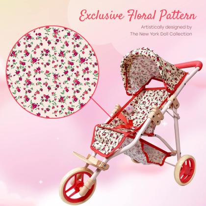 Imagem de Carrinho de bebê Baby Doll The New York Doll Collection Floral Print