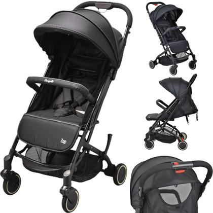 Imagem de Carrinho de Bebe Burigotto Zap com Bebe Conforto e Base Black