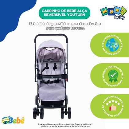 Imagem de Carrinho de Bebê Com Alça Reversível YouTurn Maxi Baby