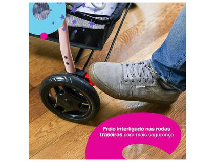 Imagem de Carrinho de Bebê com Bebê Conforto Cosco Kids Toffy Duo 3 Rodas 0 a 15kg