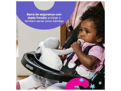 Imagem de Carrinho de Bebê com Bebê Conforto Cosco Kids Toffy Duo 3 Rodas 0 a 15kg
