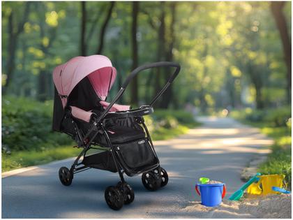 Imagem de Carrinho de Bebê com Bebê Conforto Cosco Kids