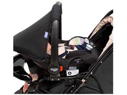 Imagem de Carrinho de Bebê com Bebê Conforto Cosco Kids Travel System Reverse 4 Rodas 0 a 15kg