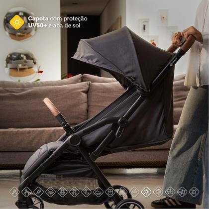 Imagem de Carrinho de Bebê com Bebê Conforto Safety 1st Trio Spark Plus até 15kg