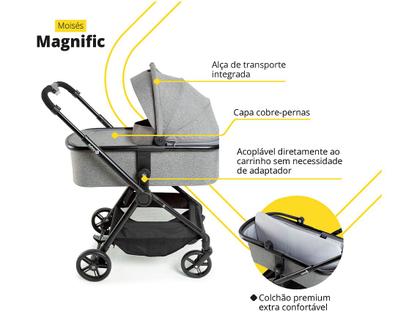 Imagem de Carrinho de Bebê com Moisés e Bebê Conforto 5 em 1 Safety 1st