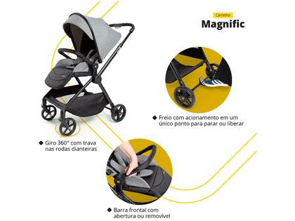 Imagem de Carrinho de Bebê com Moisés e Bebê Conforto 5 em 1 Safety 1st