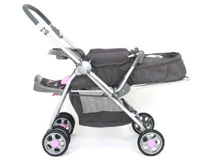Imagem de Carrinho de Bebê Cosco Kids Reverse Alça Reversível 0 a 15kg