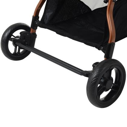 Imagem de Carrinho De Bebê CR3 Gray Cobre Dobrável 3 Rodas Burigotto