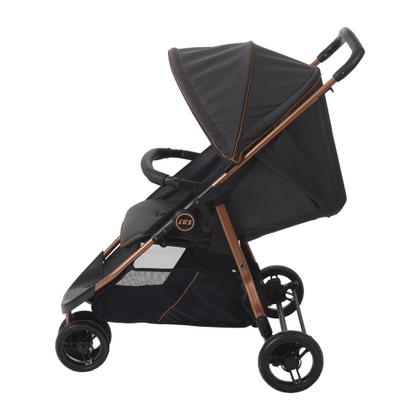 Imagem de Carrinho De Bebê CR3 Gray Cobre Dobrável 3 Rodas Burigotto