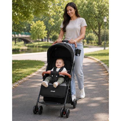 Imagem de Carrinho de Bebê Garden Cinza/Preto - Avanti