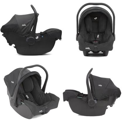 Imagem de Carrinho de Bebê Joie Muze lx Berço Passeio com Bebê Conforto Juva Travel System Reclinável Leve Compacto Dobrável 15 Kg Preto Coal Fecha Com Uma Mão