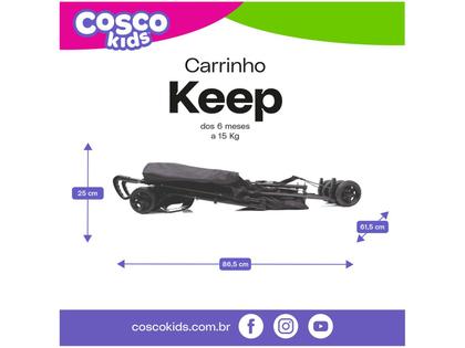 Imagem de Carrinho de Bebê Keep Cosco Preto