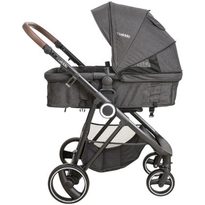 Imagem de Carrinho de Bebê Kiddo Cosmos Melange Preto