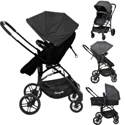 Imagem de Carrinho de Bebe Moises Passeio Burigotto Convert Dark Grey