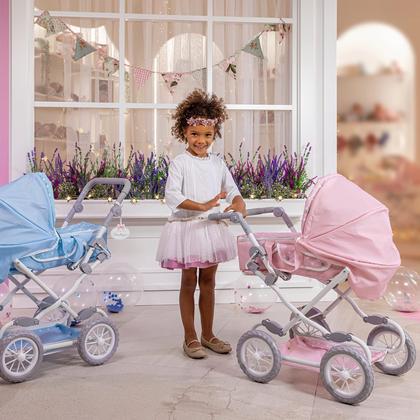 Imagem de Carrinho de bebê para bonecas JC Toys Berenguer Boutique Pink 3+