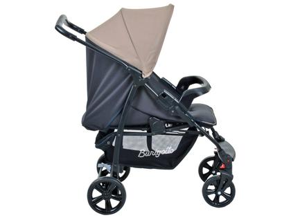 Imagem de Carrinho de Bebe para Passeio Burigotto Ecco Cinza Bege