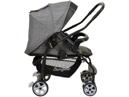 Imagem de Carrinho de Bebê para Passeio Burigotto Rio K Reversível Até 15 Kg Preto Mescla