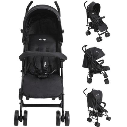 Imagem de Carrinho de Bebe para Passeio Kiddo Cross Melange Preto