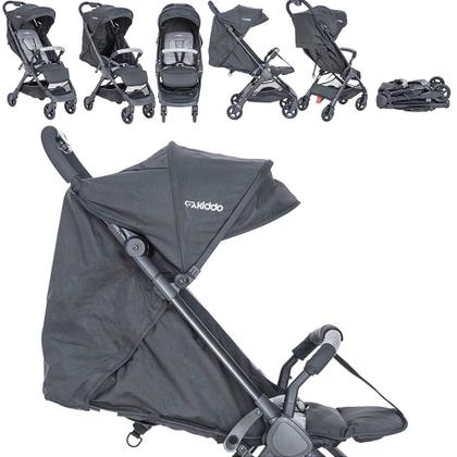 Imagem de Carrinho de Bebe para Passeio Kiddo Pikme Melange Grafite