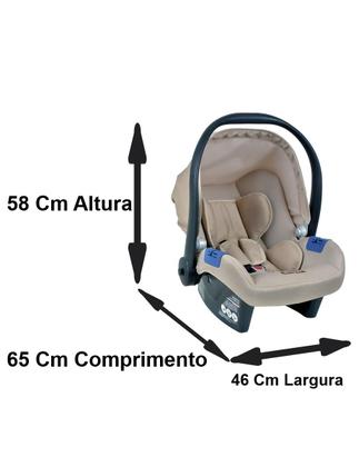 Imagem de Carrinho De Bebe Passeio Ecco + Bebe Conforto - Burigotto