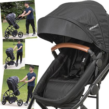 Imagem de Carrinho de Bebe Passeio Esportivo Moises Kiddo Trek Preto